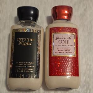 Bath & Body Works Body Lotion Duo - Into The Night‎ And You're The One